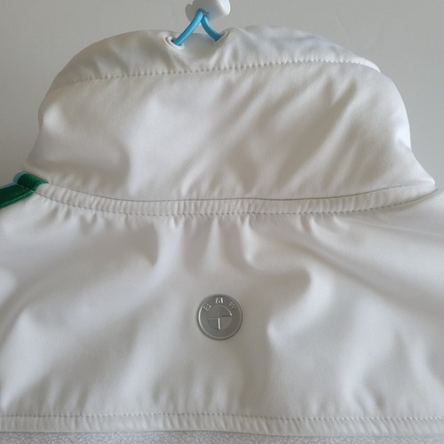 Chaqueta de Golf Damas BMW Golfsport Genuino Estilo de Vida Cremallera Completa Blanca Talla Pequeña - Imagen 8 de 8