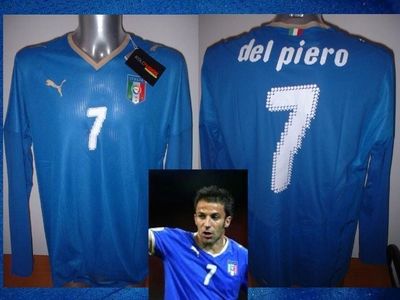Italy Jersey BNWT Del Piero Player Spec Shirt Puma Adult XL Soccer