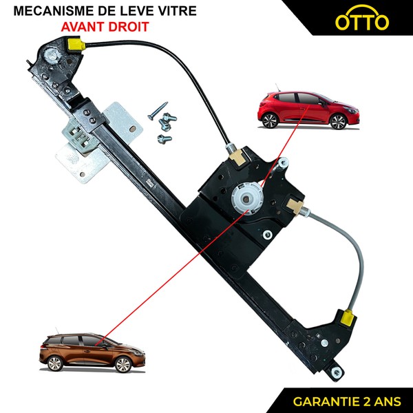 Fensterheber Vorne Rechts Ohne Motor FüR Renault Clio IV - 807205569R-image