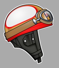 Mike HAILWOOD Helmet right sticker right