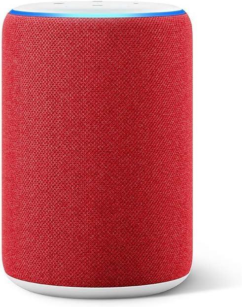 Product Echo Gen Amazon Echo 3rd Gen Bluetooth Smart Speaker Alexa Red