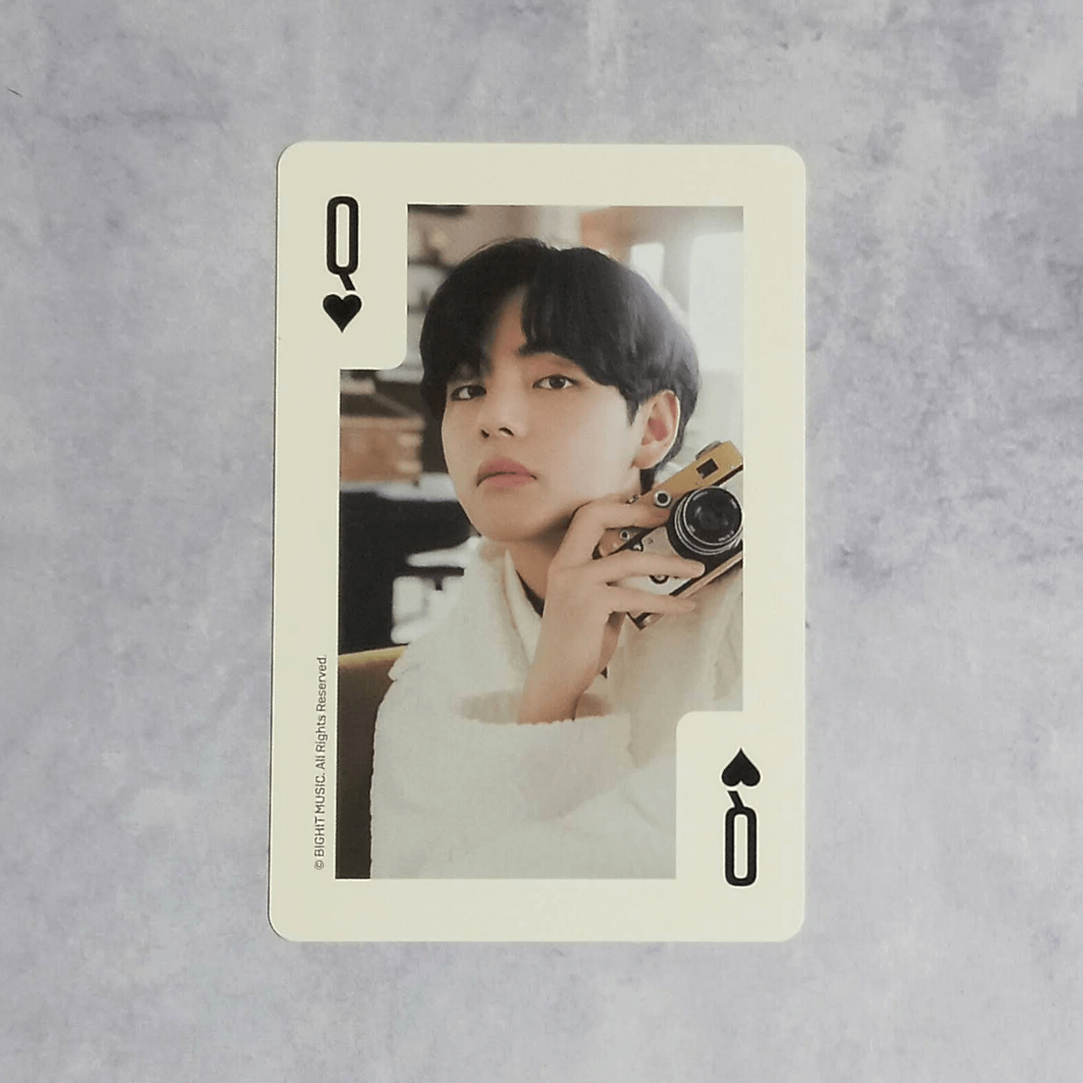 BTS Global Fanclub 9th Army Membership Kit Photo Card - V Taehyung