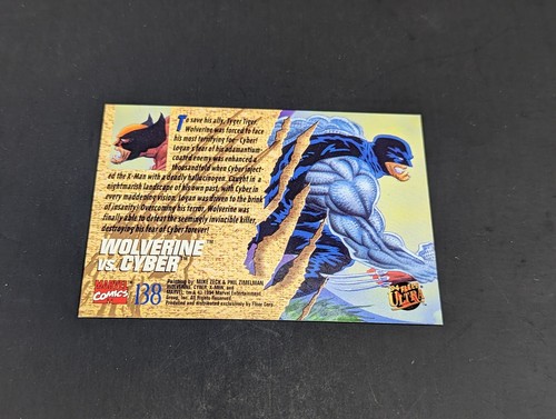 1994 X-Men Fleer Ultra Wolverine Versus Cards Vintage Marvel (#138, 147, & 142) - Bild 3 von 9