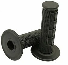 Tusk Mx Grips Half Waffle Black Medium Compound Dirt Bike Dual Sport Adv 
