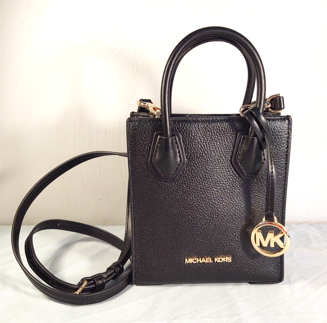 Michael Kors Mercer Extra Small Pebbled Leather Crossbody