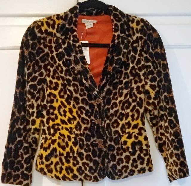 lucky brand leopard sweater