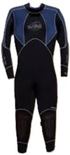 Bare 5mm Elastek, Women's Full Wetsuit Size 14+, (Black and Iodine Blue)