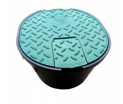 Natotela Runde Ventilbox 15,2 Cm – 12 Stück, HDPE, Rutschfest Für Unterirdische Bewässerung