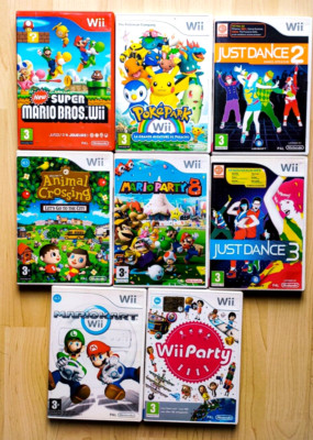 Nintendo Wii Spiele Auswahl Mario Kart Mario Party 8 Bros Pokepark Just Dance 