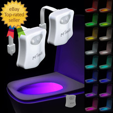 Toilet Light Motion Sensor 16 Colors Changing 2 Pack Led Glow Bowl inside