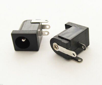 10pcs DC Power Supply Female Jack Socket 5.5mm x 2.1mm Barrel-Type PCB ...