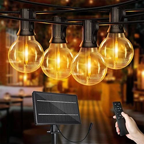 Outdoor solar sale string lights