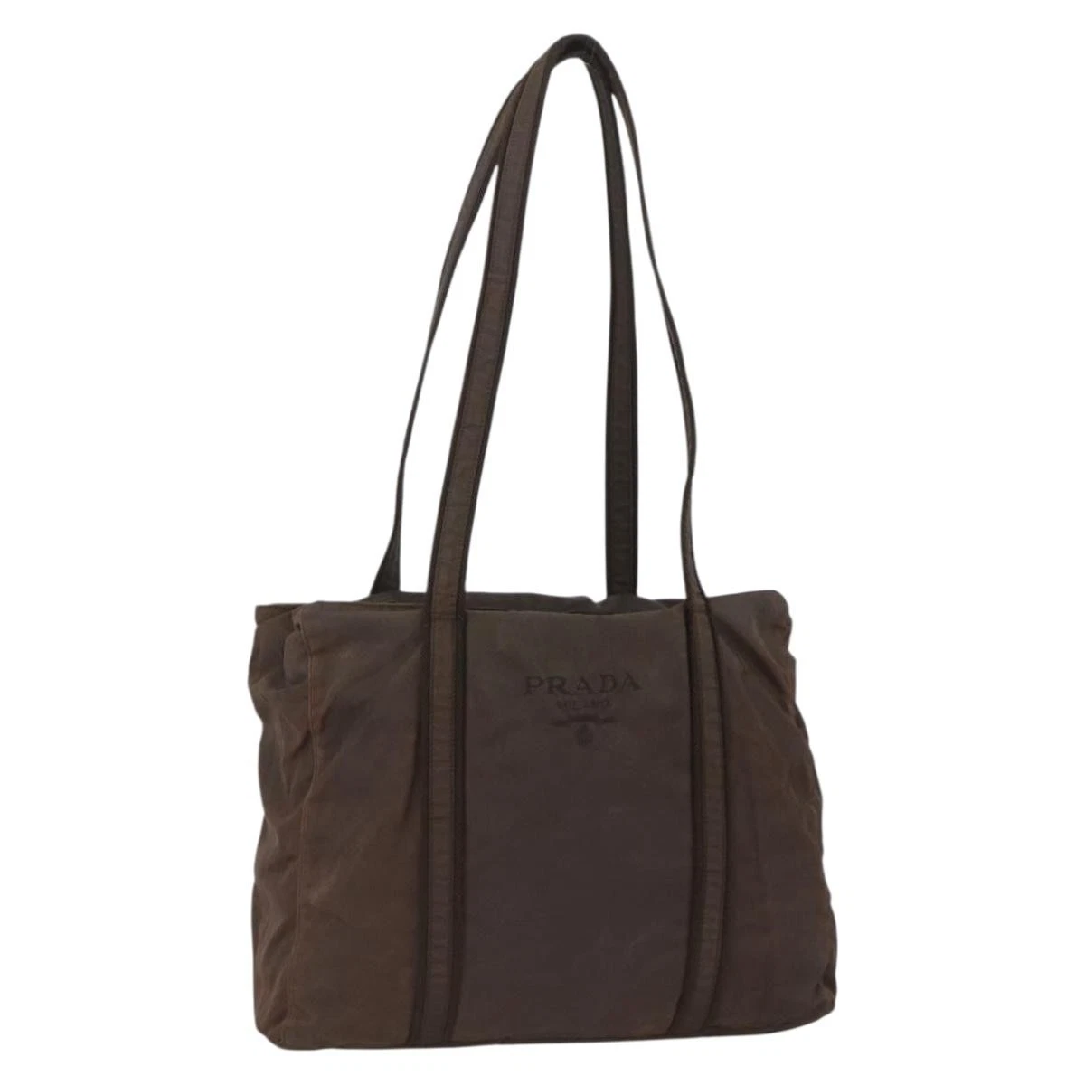 PRADA Brown Nylon Exterior Bags & Handbags for Women for sale | eBay