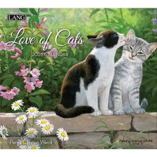 Love of Cats 2026 Wall Calendar by Persis Clayton Weirs, 13.4'' X 12'',