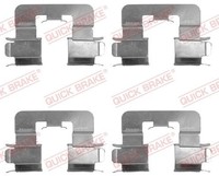 ZubehÖRsatz Scheibenbremsbelag Hinten Quick Brake 109 1741 FÜR Toyota