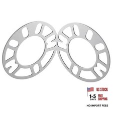 3mm Universal Wheel Spacers for Most 4 5 Lug Wheels, 3mm 1/8" Thick 2 Pack