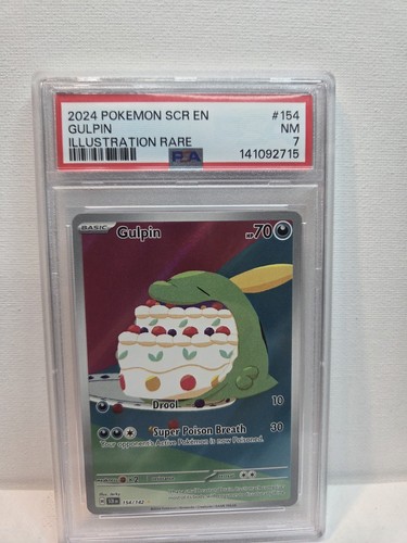 Gulpin graded PSA 7 for sale on eBay