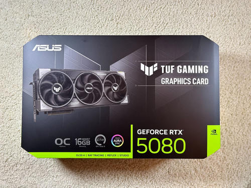 ASUS TUF Gaming GeForce RTX 5080 16GB GDDR7 OC Edition TUF-RTX5080-O16G-GAMING P