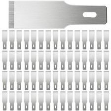 Size 18 Chiseling Blades SK5 0.5 inches (head), 0.34 (tail), Silver