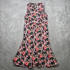 J. Crew Mercantile Dress Women’s Floral Sleeveless Flounce Hem Lined Size 0