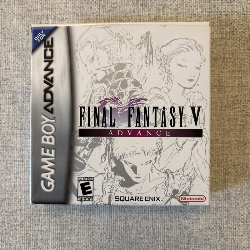 Final Fantasy V Advance Nintendo Game Boy Advance 2006 US Version with Manual