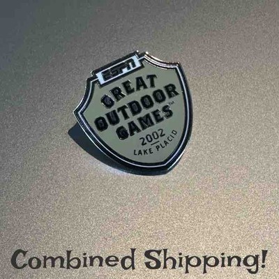 Vintage ESPN GREAT OUTDOOR GAMES 2002 LAKE PLACID Lapel Pin (U6:2031)