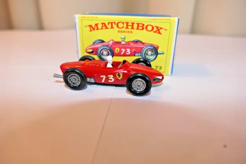 Matchbox Lesney no. 73 ferrari racing car mint with box