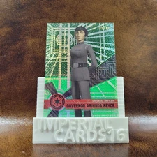 2017 Star Wars High Tek #40 Governor Arihnda Pryce Green 6/10 Pattern 1, Form 1