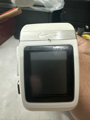 Nike+ by TomTom WM0069 Unisex White 5ATM GPS Enabled Digital Running SportWatch
