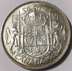1948 Canada 50 Cents Silver
