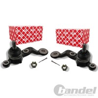 2X febi bilstein Traggelenke Unten Vorne Passend FÜR Lexus GS Links+Rechts