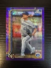 2025 Topps Chrome Logofractor Seth Lugo #94 Purple /250 Royals