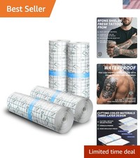 Transparent Tattoo Aftercare Bandage Roll, 6  x 4.4 yd - Sterile  Customizable