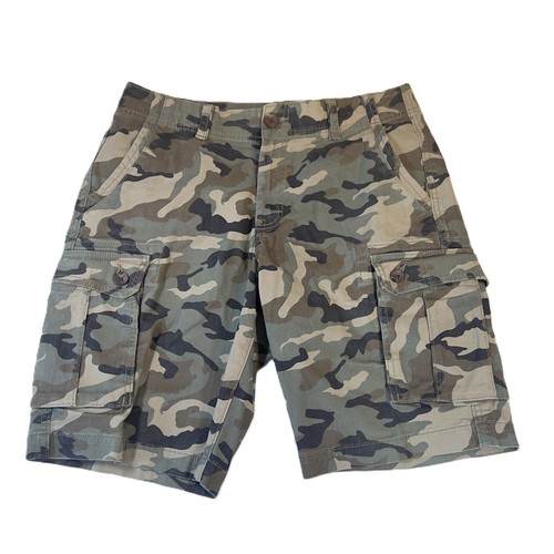 Urban Pipeline Super-Flex Military-Style Cargo Short Men 32W Camoflague Stretch