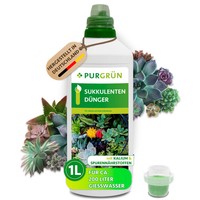 PurgrüN Sukkulenten DüNger, Npk 3+5+7, Reduziert Trockenstress, 1L