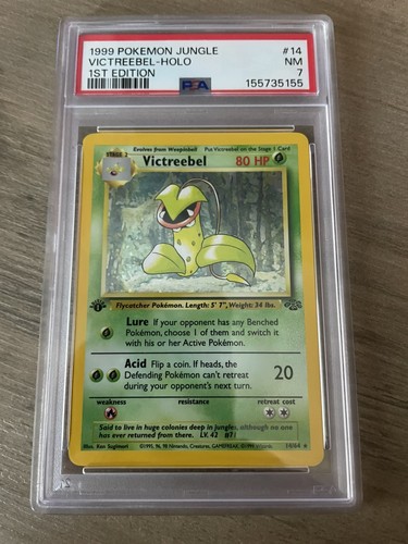 Victreebel (1st Edition) graded PSA 7 for sale on eBay
