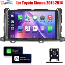 Car Stereo Radio Carplay GPS Navi FM For Toyota Sienna 2010 2011 2012 2013 2014