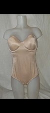 Gorgeous Beige SECRET POSSESSION Underwired bodysuit Lingerie top Size 34E