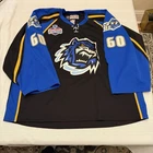 CCM Hockey Goalie Jersey AHL SOUND TIGERS Christopher Gibson Game Worn Sz 58 ⭐️