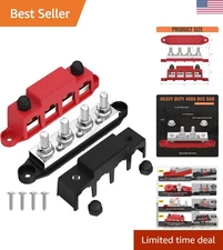 Versatile 400A Bus Bar Terminal Block for Car, Boat, RV & Solar Wiring Solutions