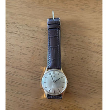 Certina Dress Watch Brown Leather Strap Silver Dial Analogue Men’s