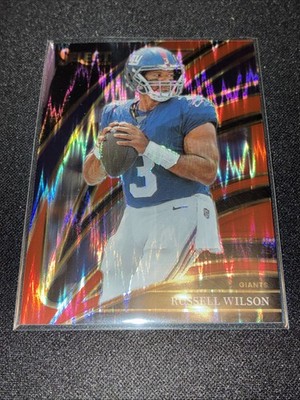 2025 Panini Select - Club Level Russell Wilson #295 Red Shock Prizm /249