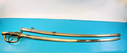 Civil War US Model 1860 Mansfield & Lamb Cavalry Sword Saber + Scabbard TR1004