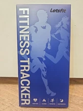 Fitness Tracker Watch LetsCom LetsFit ID115 Black Sleep Monitor 1D115UHR 