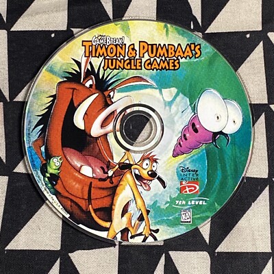 Gamebreak Cd Rom Timon and Pumbaa's Jungle Games PC 1995 Disney's Gamebreak Lion King ...