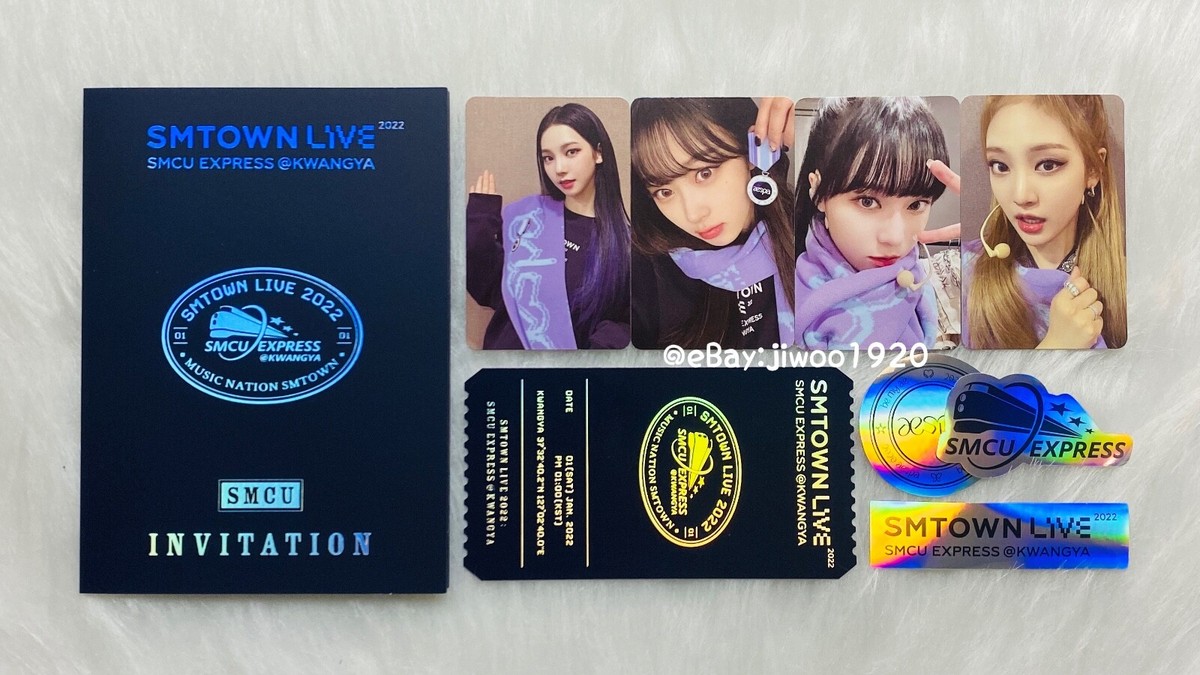 aespa - SMTOWN LIVE 2022 : SMCU EXPRESS @KWANGYA AR TICKET aespa - SMTOWN LIVE 2022 : SMCU EXPRESS @KWANGYA AR TICKET