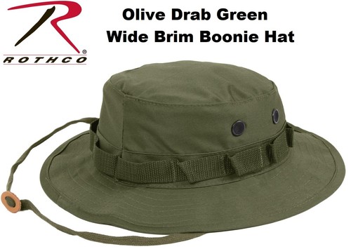 Wide Brim Bucket hat Hunting Boonie Hat 