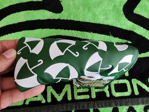 Rare Scotty Cameron 2017 Masters Dancing Umbrellas Putter head cover Headcover⛳