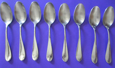 8 Large Serving Spoons Banquet Unbranded Stainless Steel
