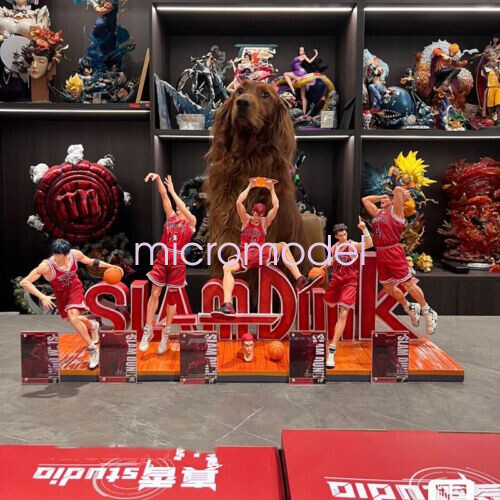SLAM DUNK Shohoku Resin Model YY Studio Full Set In Stock Sakuragi